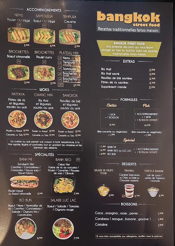 Bangkok Street Food - Menu Image 1